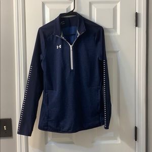 Navy under armour quarter zip